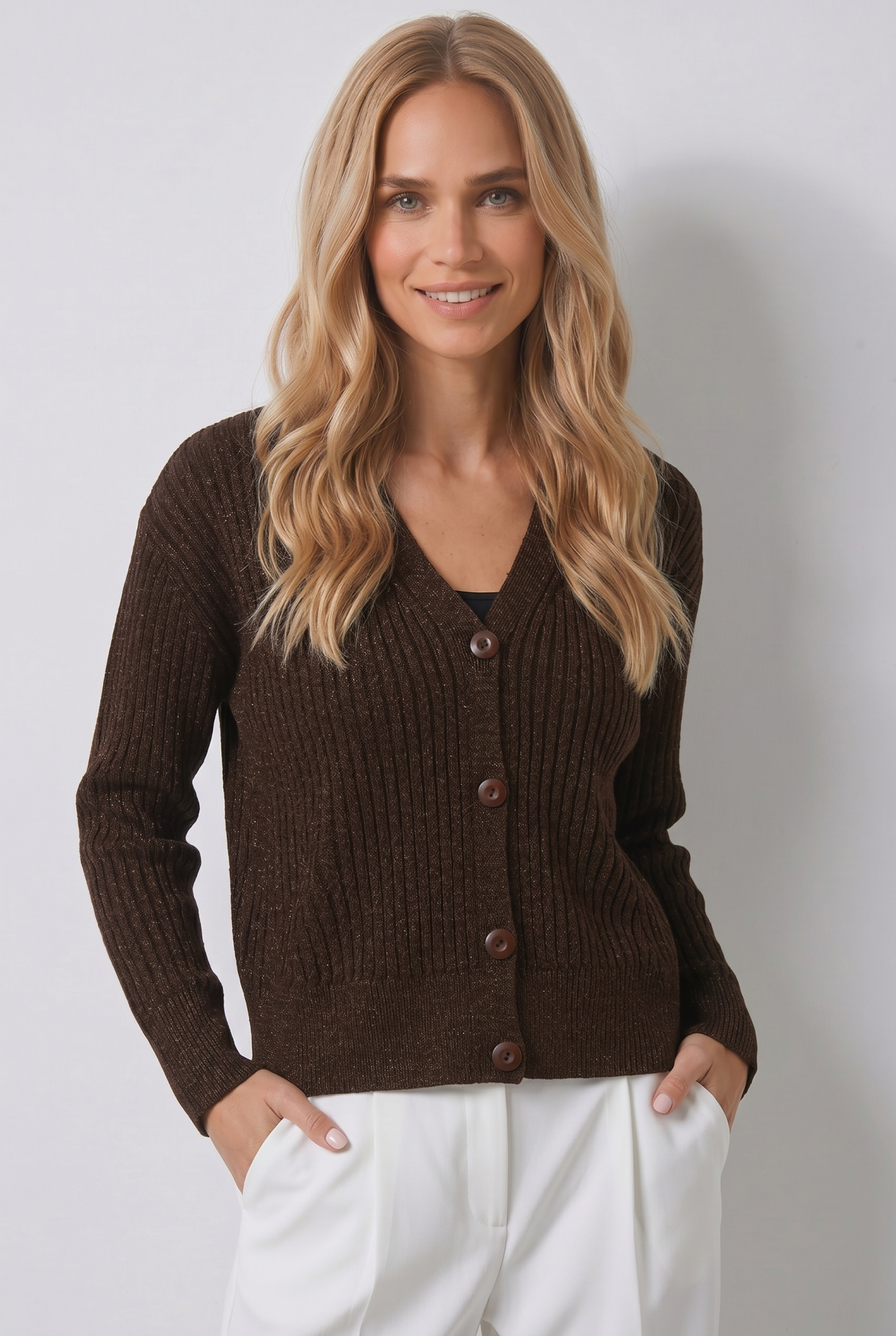 Rosie Cardigan | Brown
