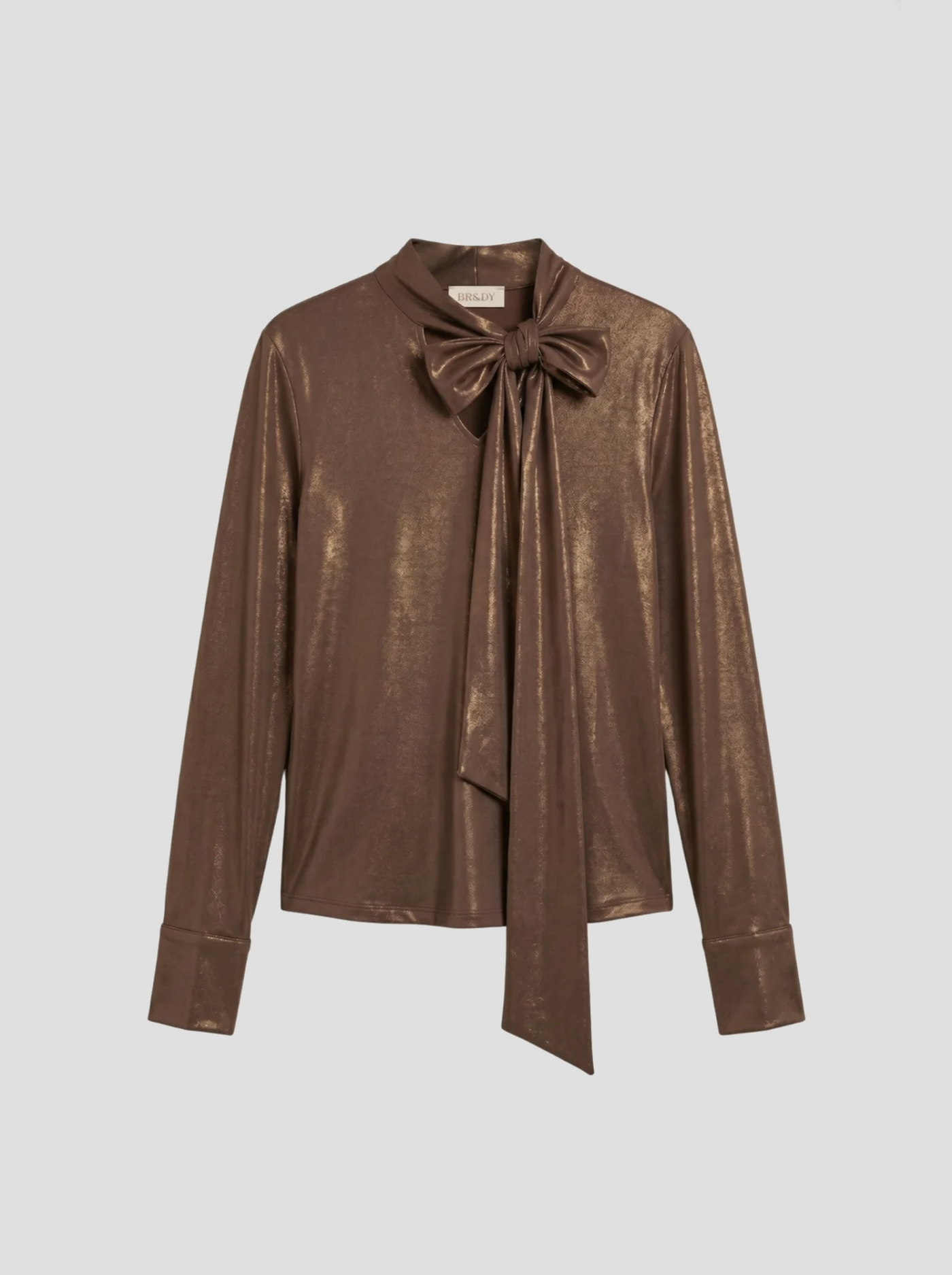 BR&DY Angel Top in bruin – top plat gelegd, volledig zichtbaar