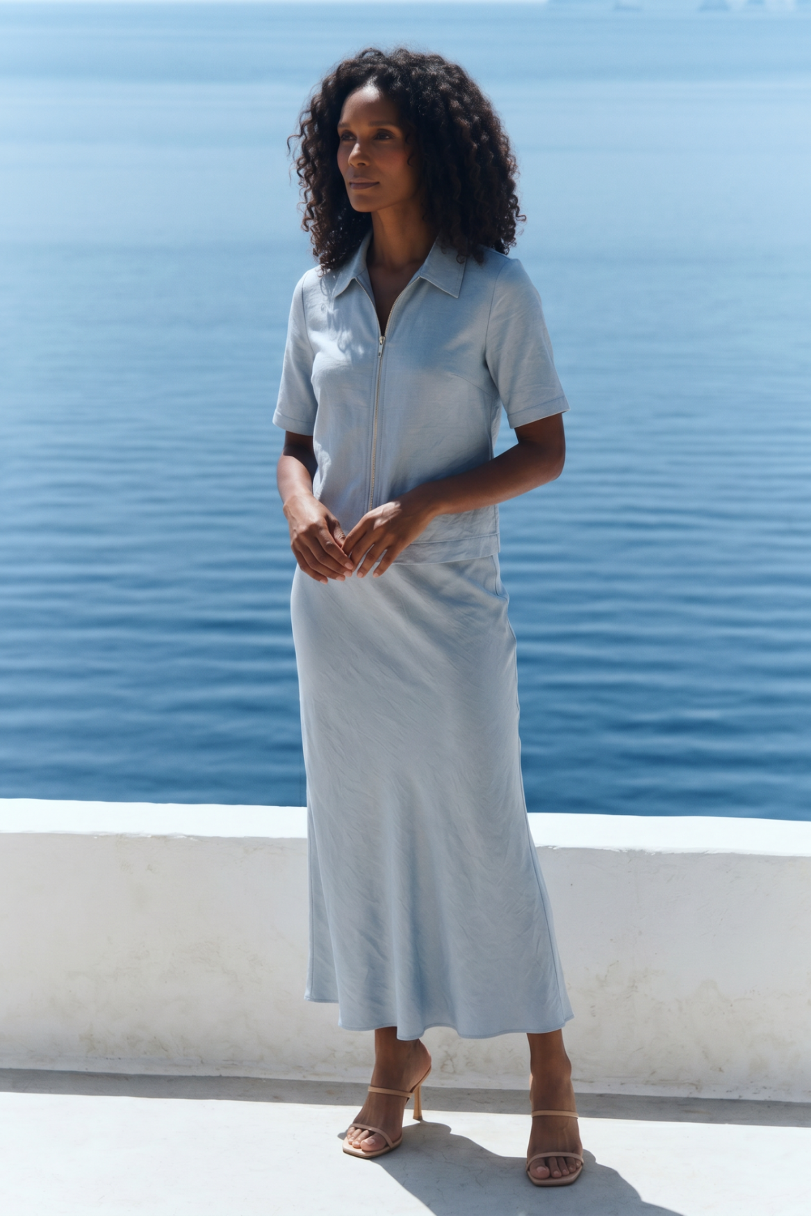 Swing Skirt | Light Blue