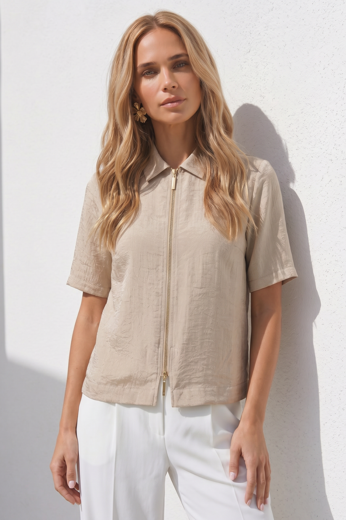Ize Blouse | Gold