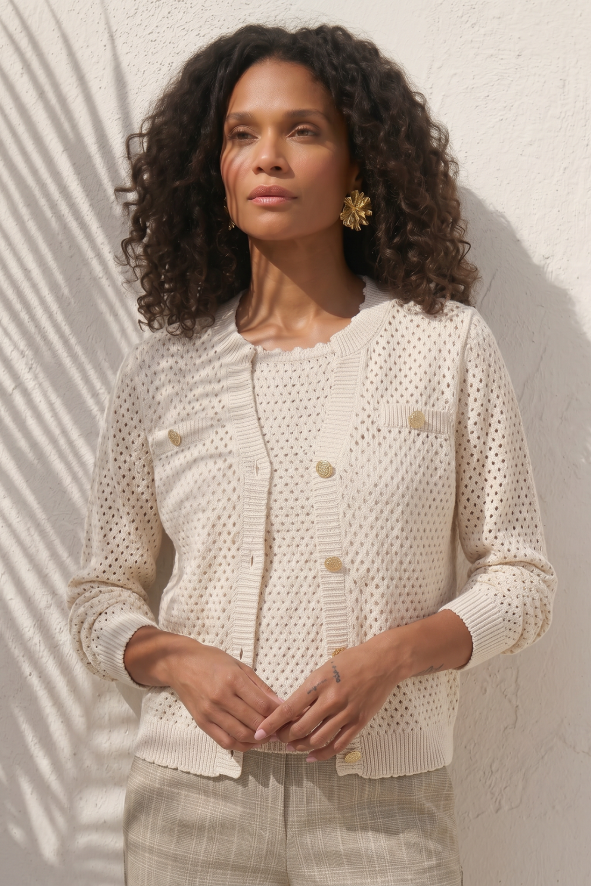Donna Cardigan | Ecru