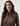BR&DY Angel Top in bruin – detail van de strik en de glanzende stof