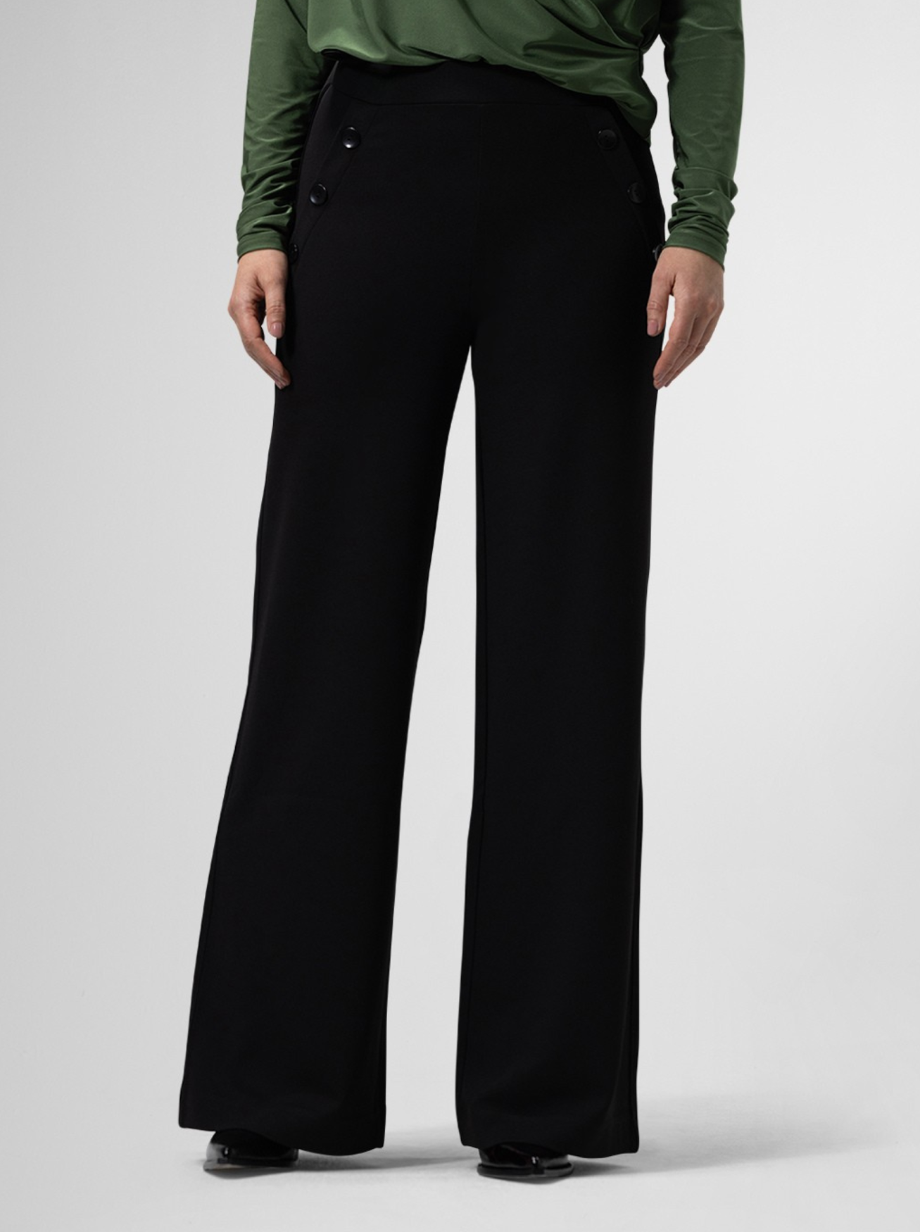 BR&DY Amber Pants in zwart – dames pantalon van BR&DY Collection