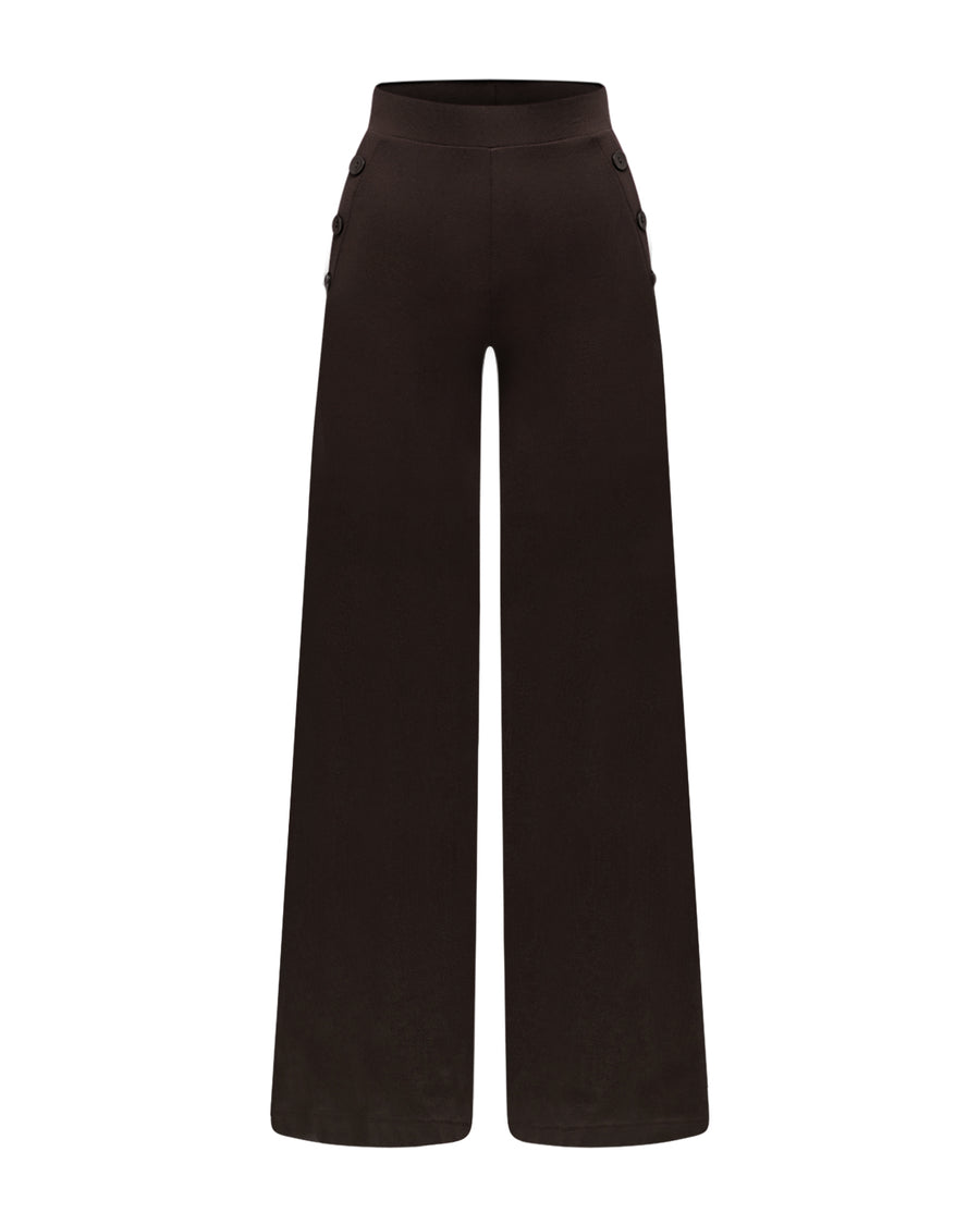 Amberfarbene Hose | Braun