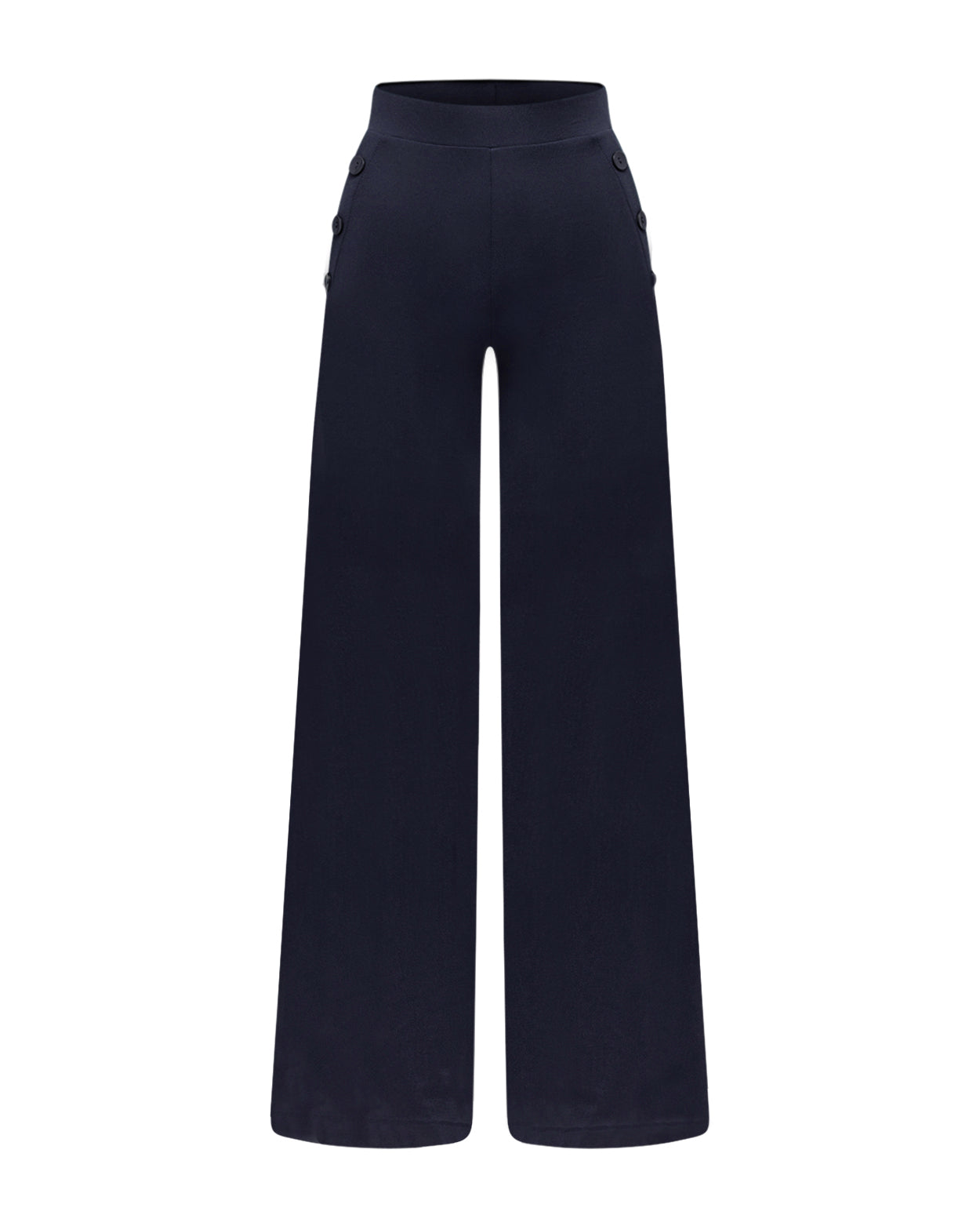 Amberfarbene Hose | Marineblau