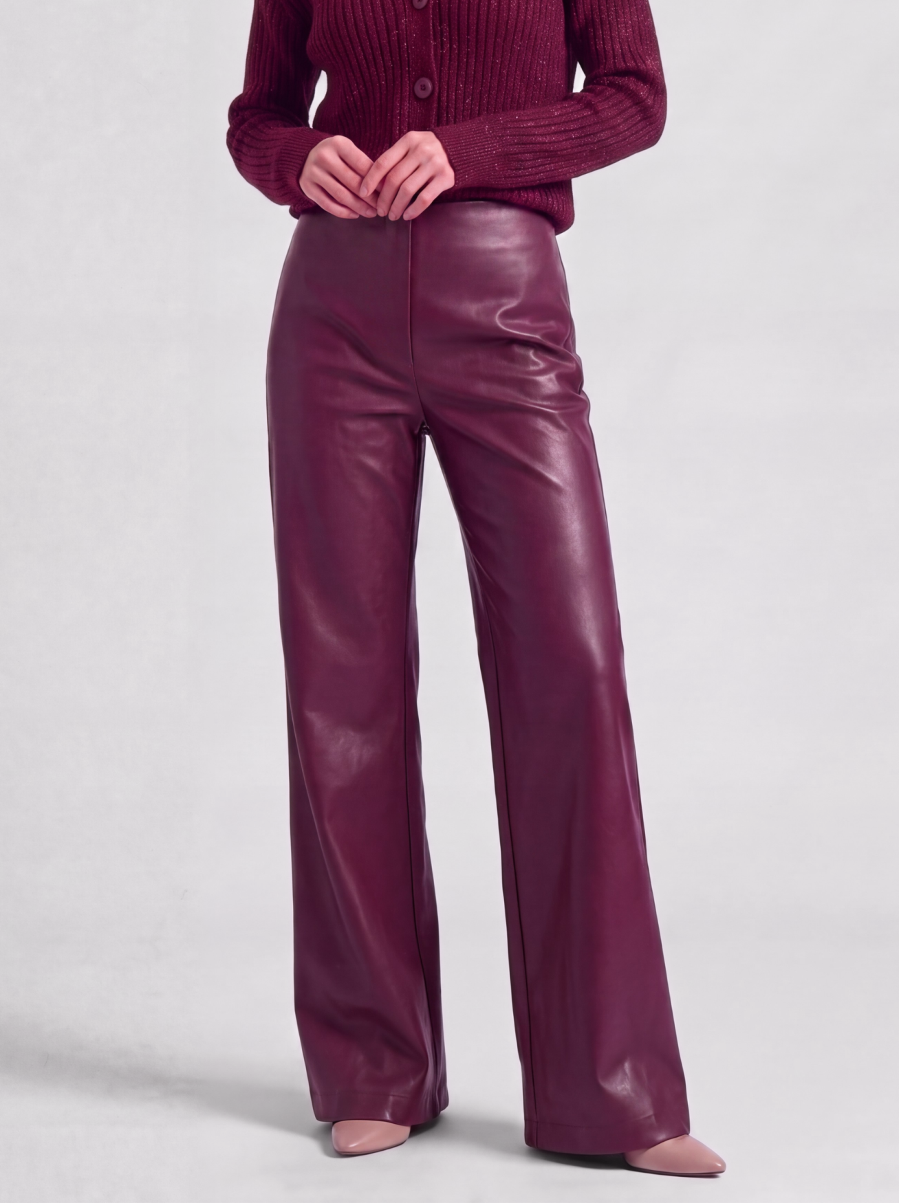 Olivia Pants | Burgundy