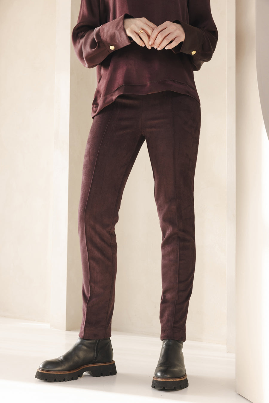 Phoenix Pants | Burgundy