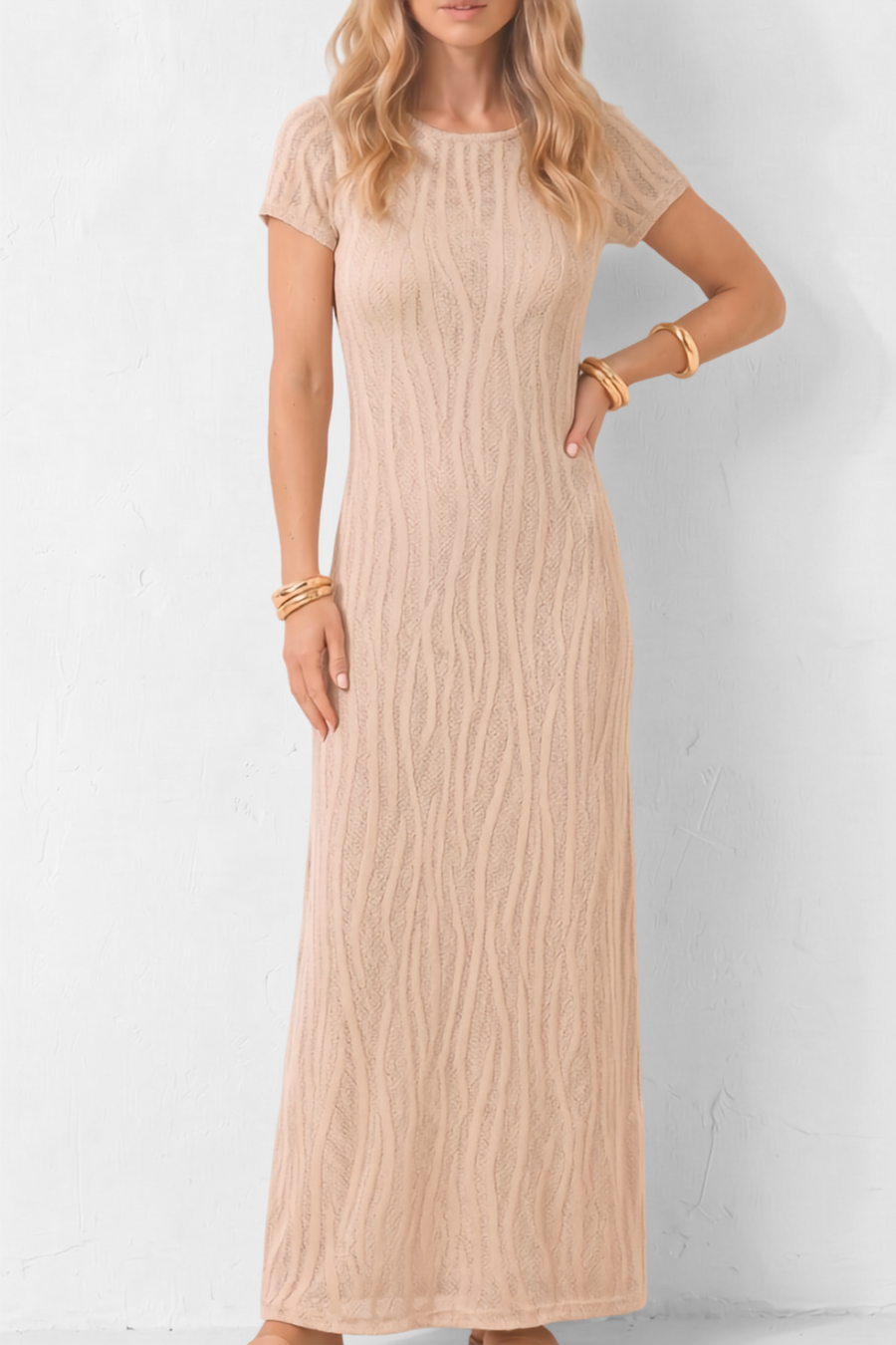 Hazel Dress | Gold