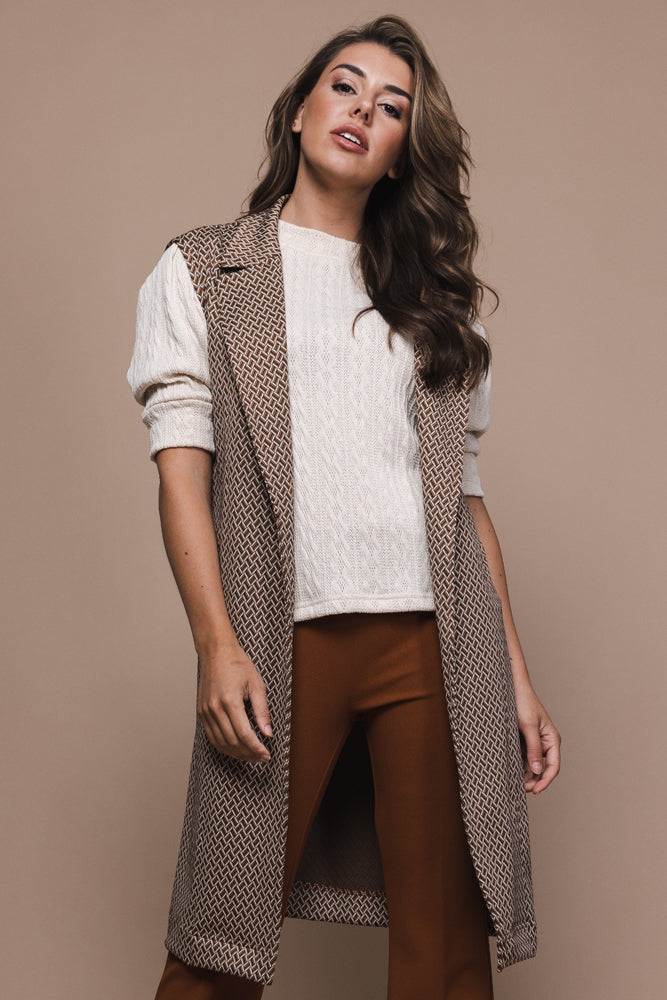 Elon Gilet | Brown