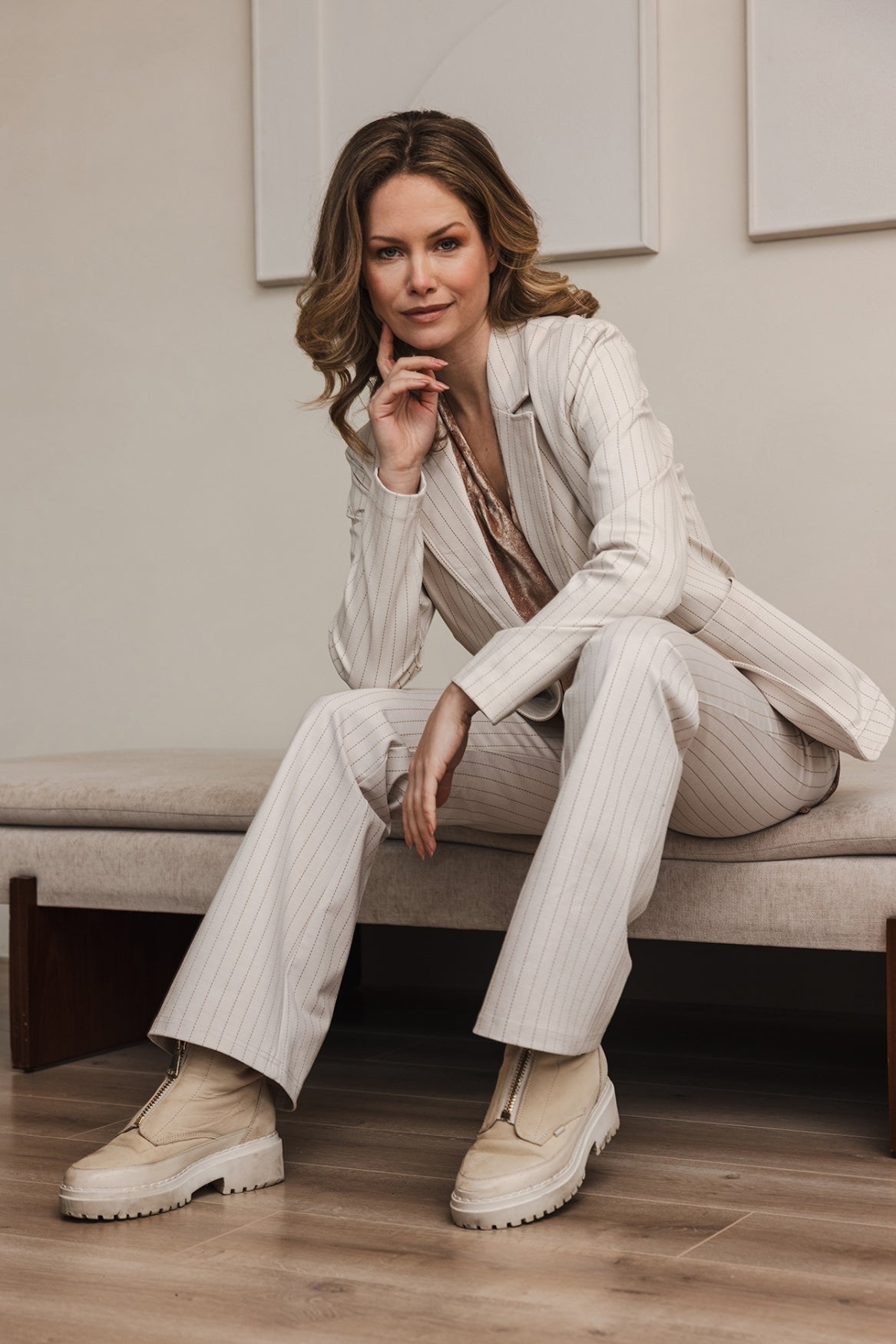 Clover Blazer | Sand