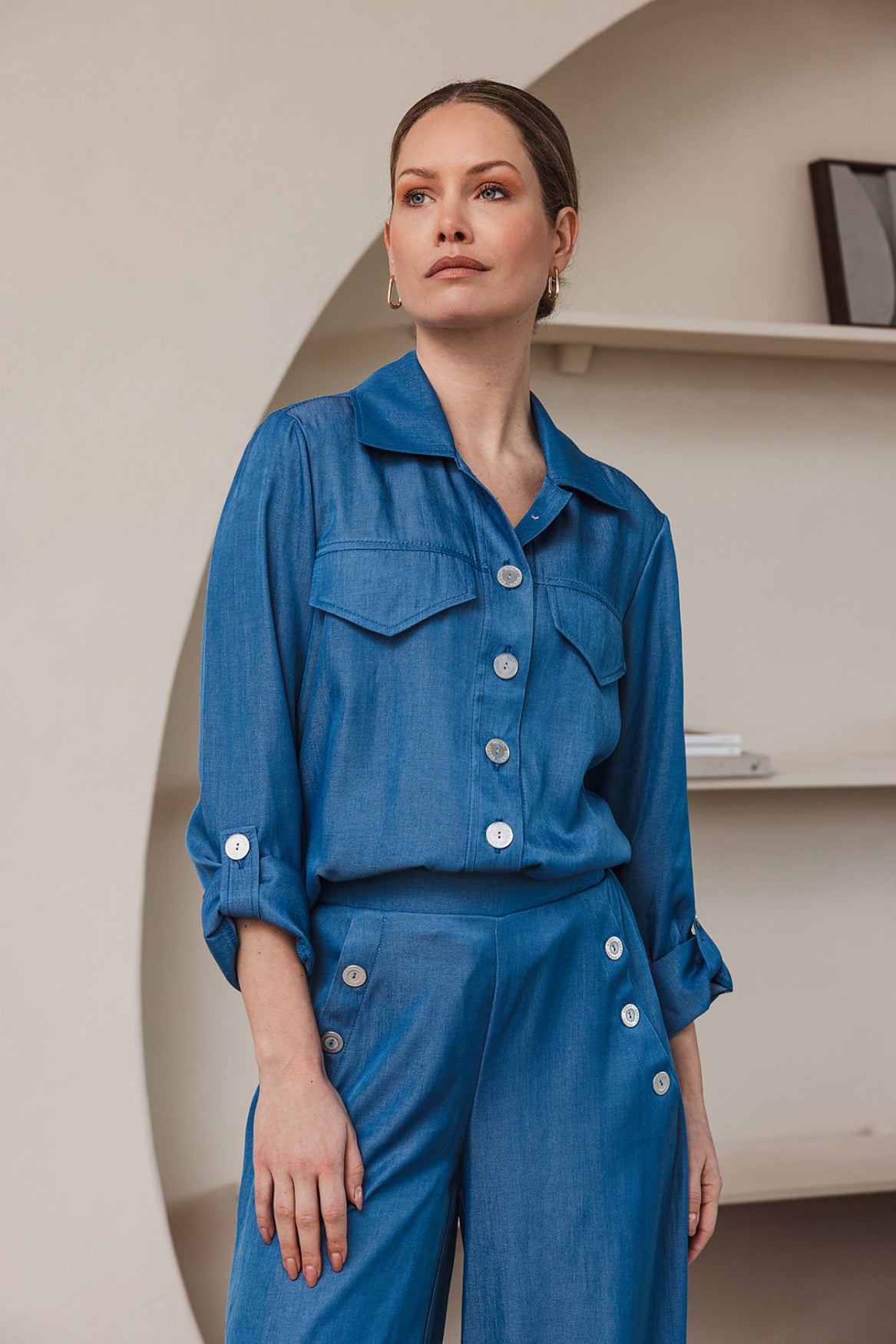 Isla Blouse | Blue