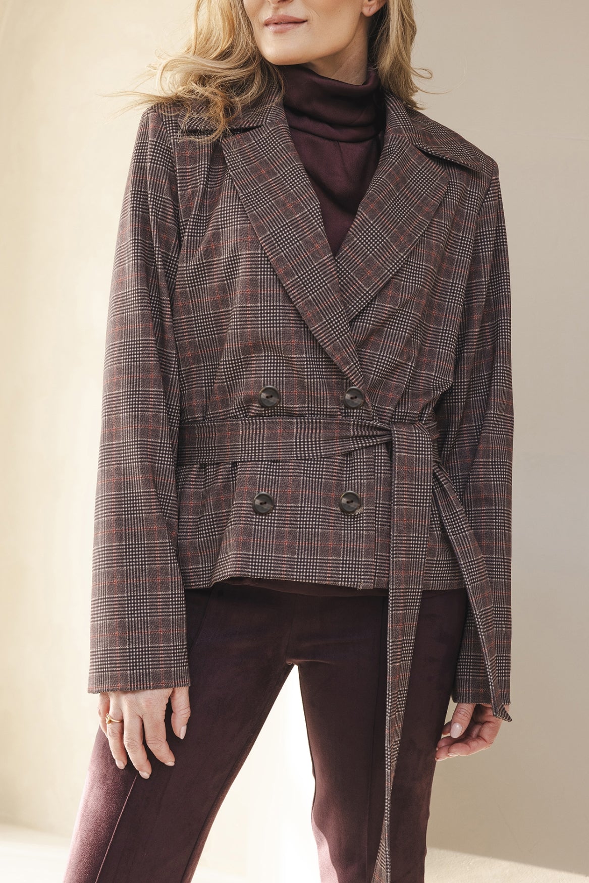 Mary-Jacke | Burgunderrot