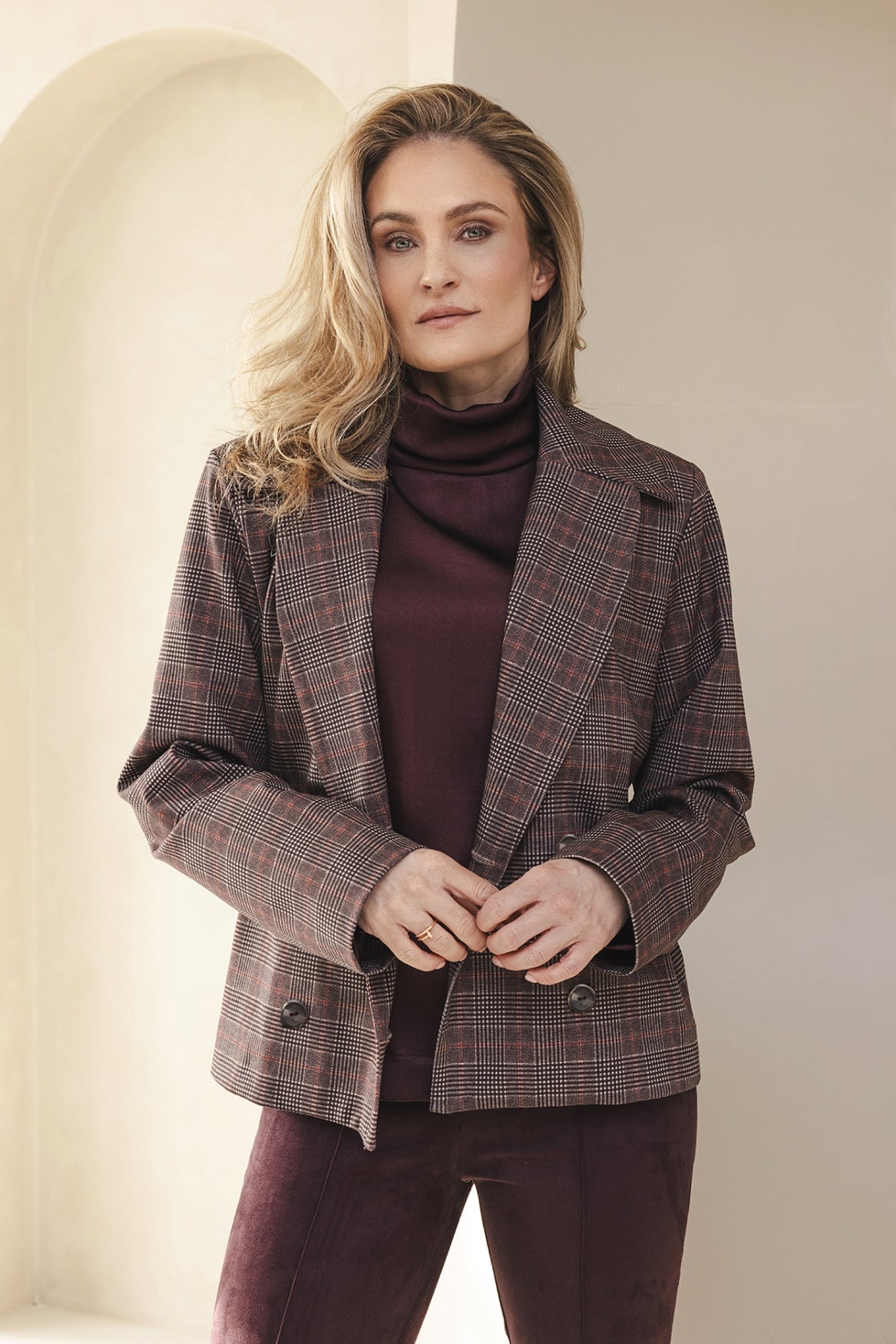 Mary-Jacke | Burgunderrot