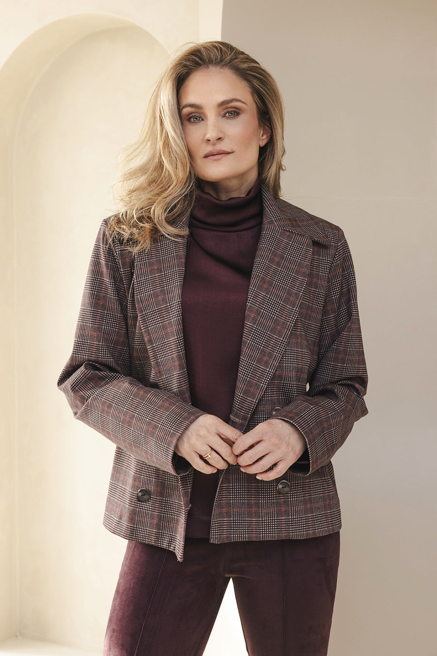 Mary-Jacke | Burgunderrot