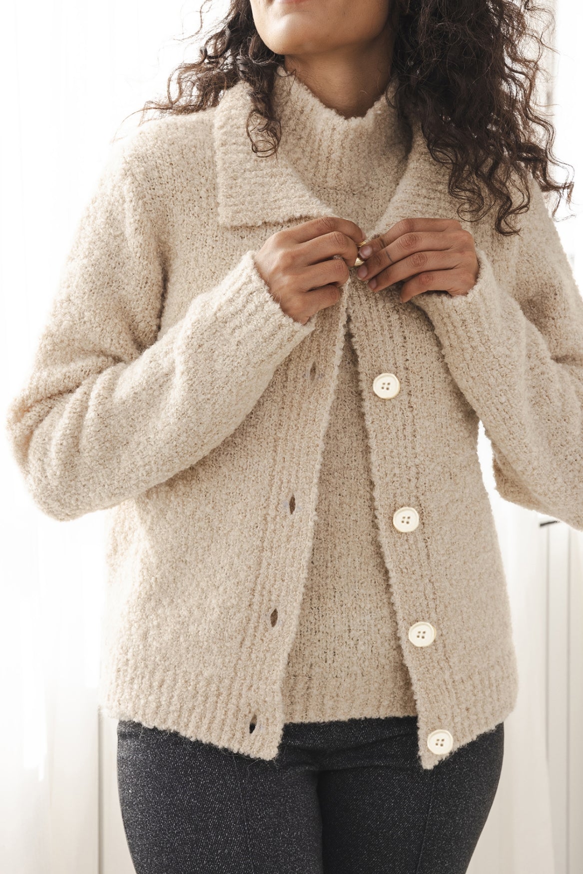 Juna Cardigan | Sand