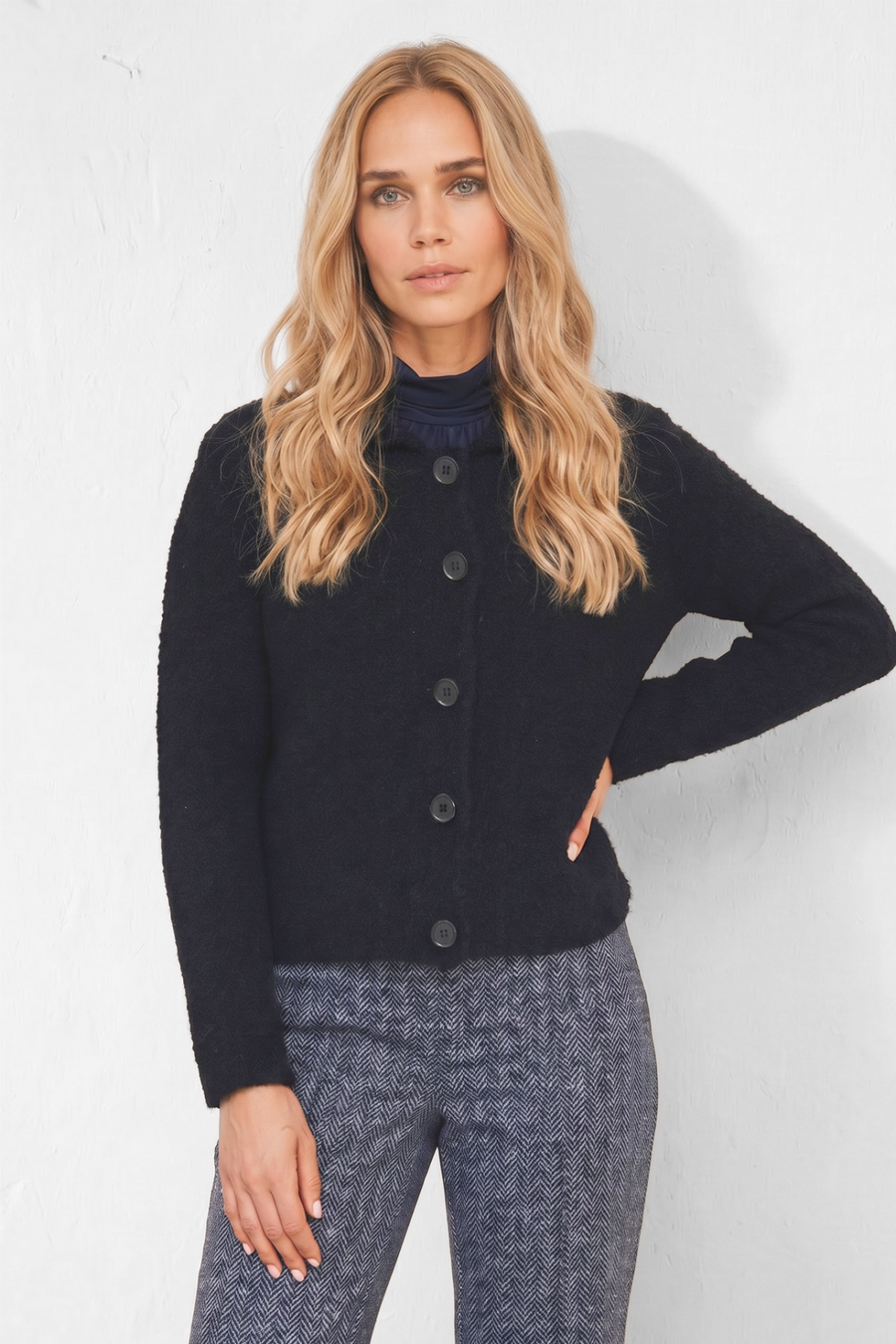 Juna Cardigan | Marineblau