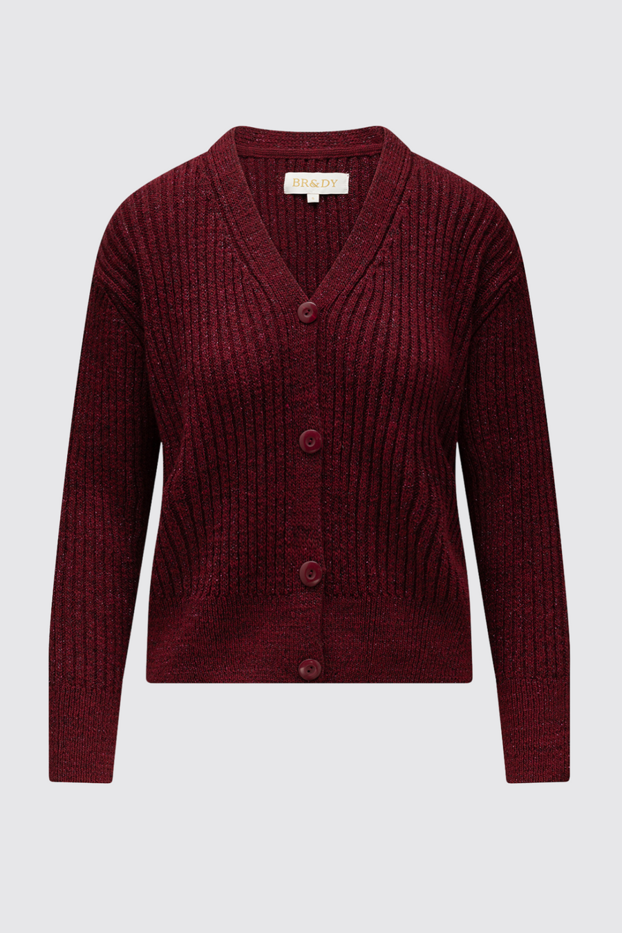 Rosie-Strickjacke | Burgunderrot