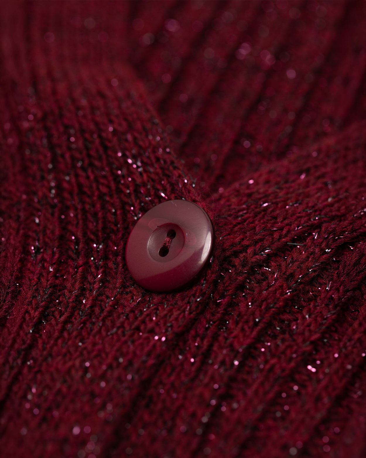 Rosie-Strickjacke | Burgunderrot