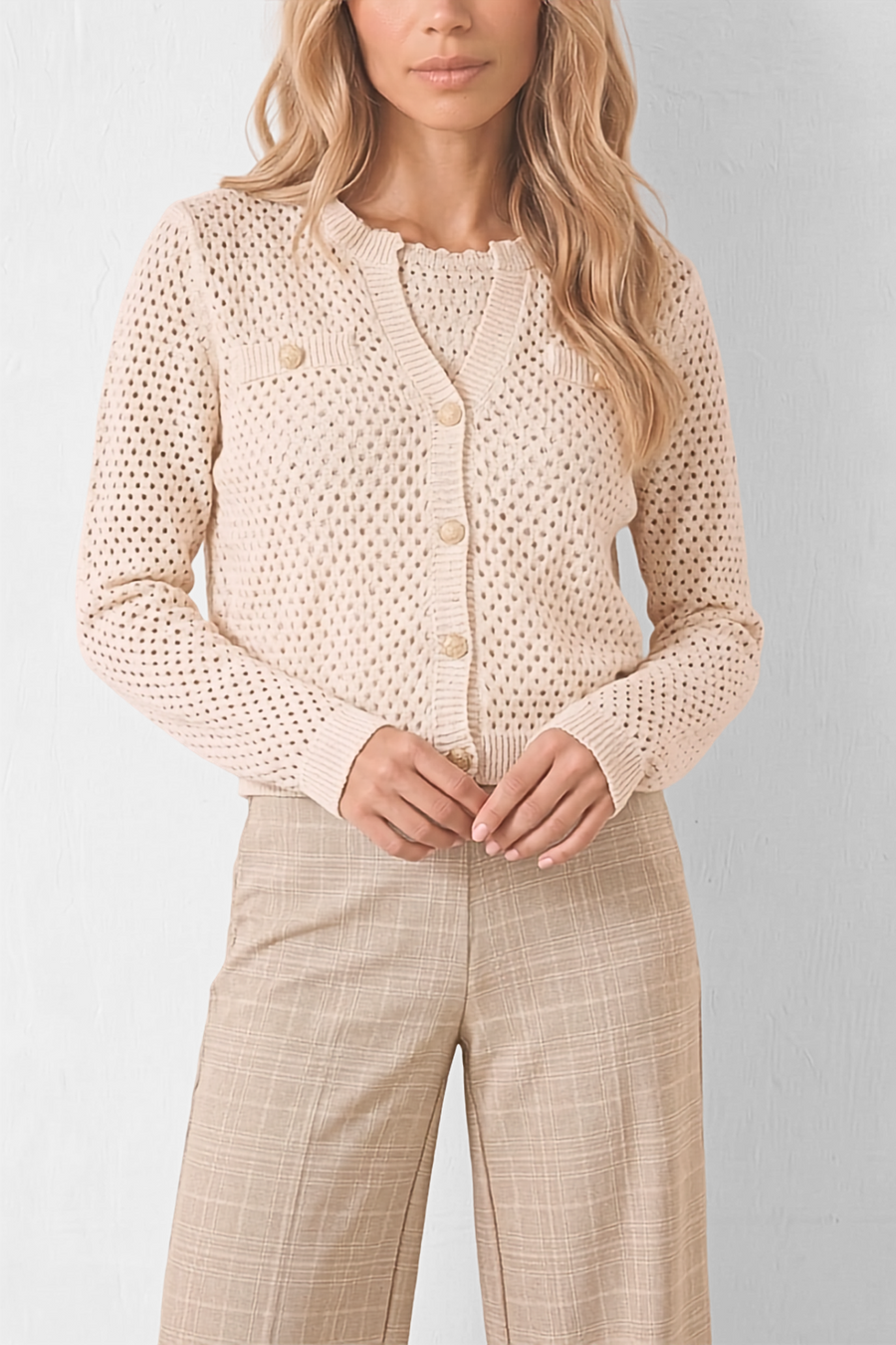 Donna Cardigan | Ecru