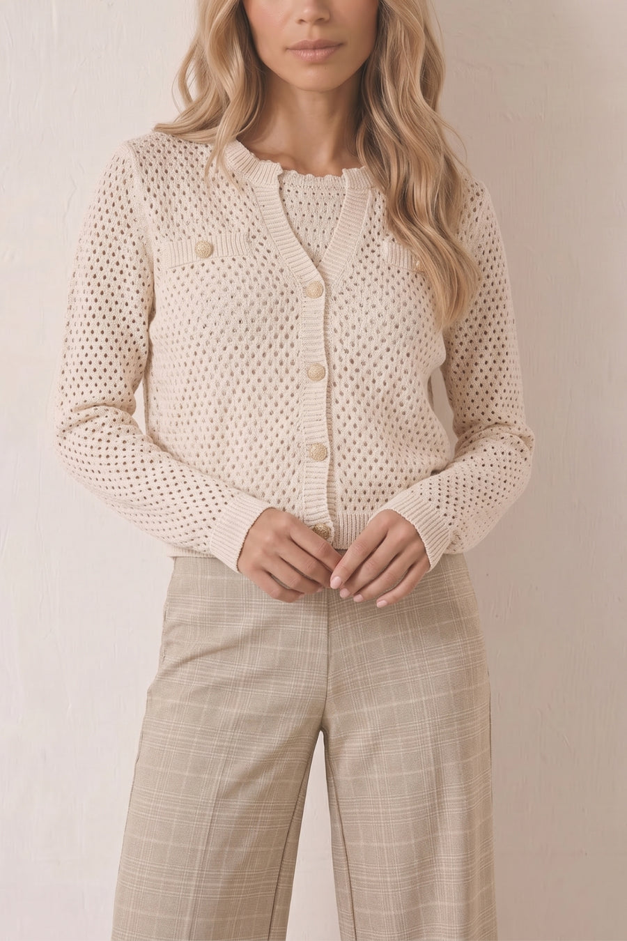 Donna Cardigan | Ecru
