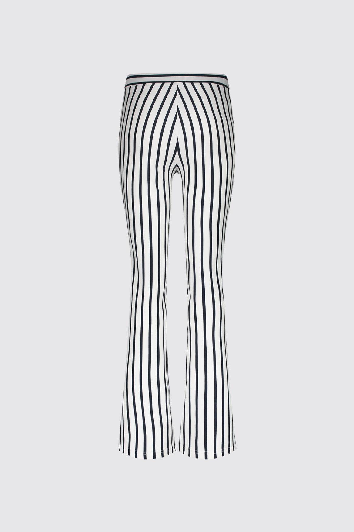 Romee Flared B | White Stripe
