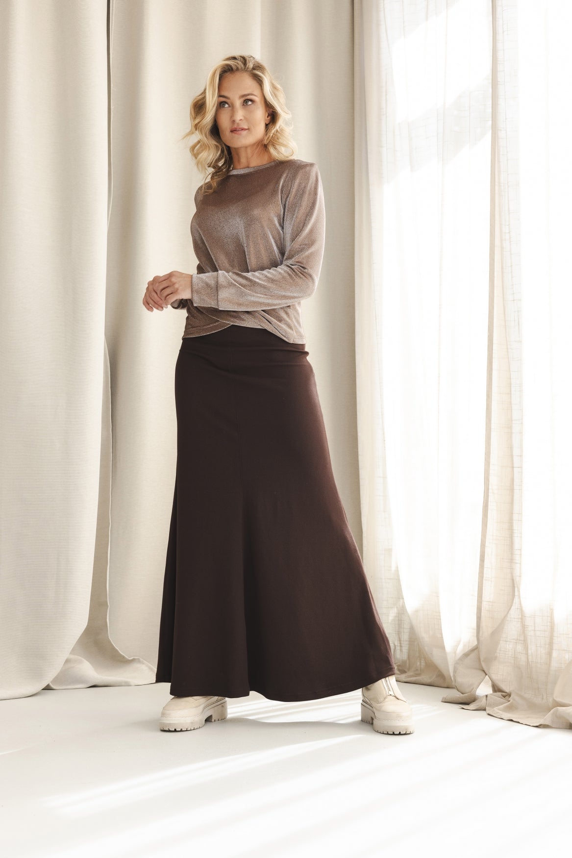 Carbon Skirt | Brown