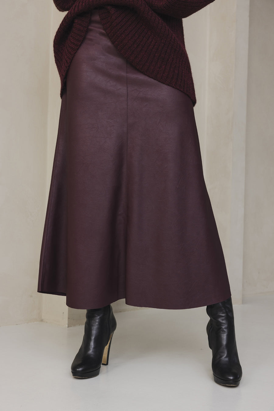 Sky Skirt | Burgundy