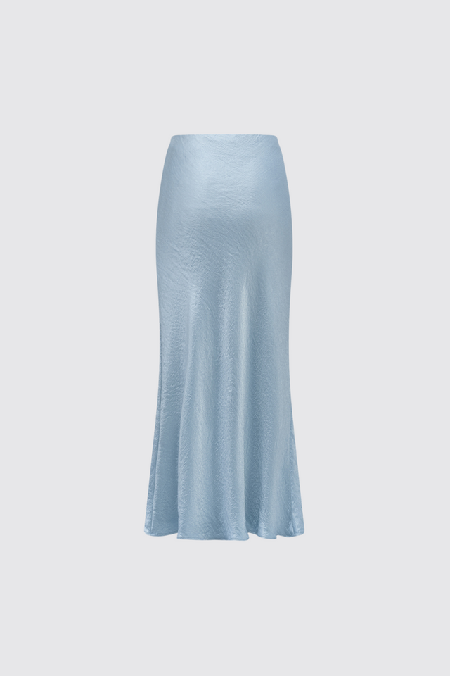 BR&DY Swing Skirt in lichtblauw – rok plat gelegd, volledig zichtbaar