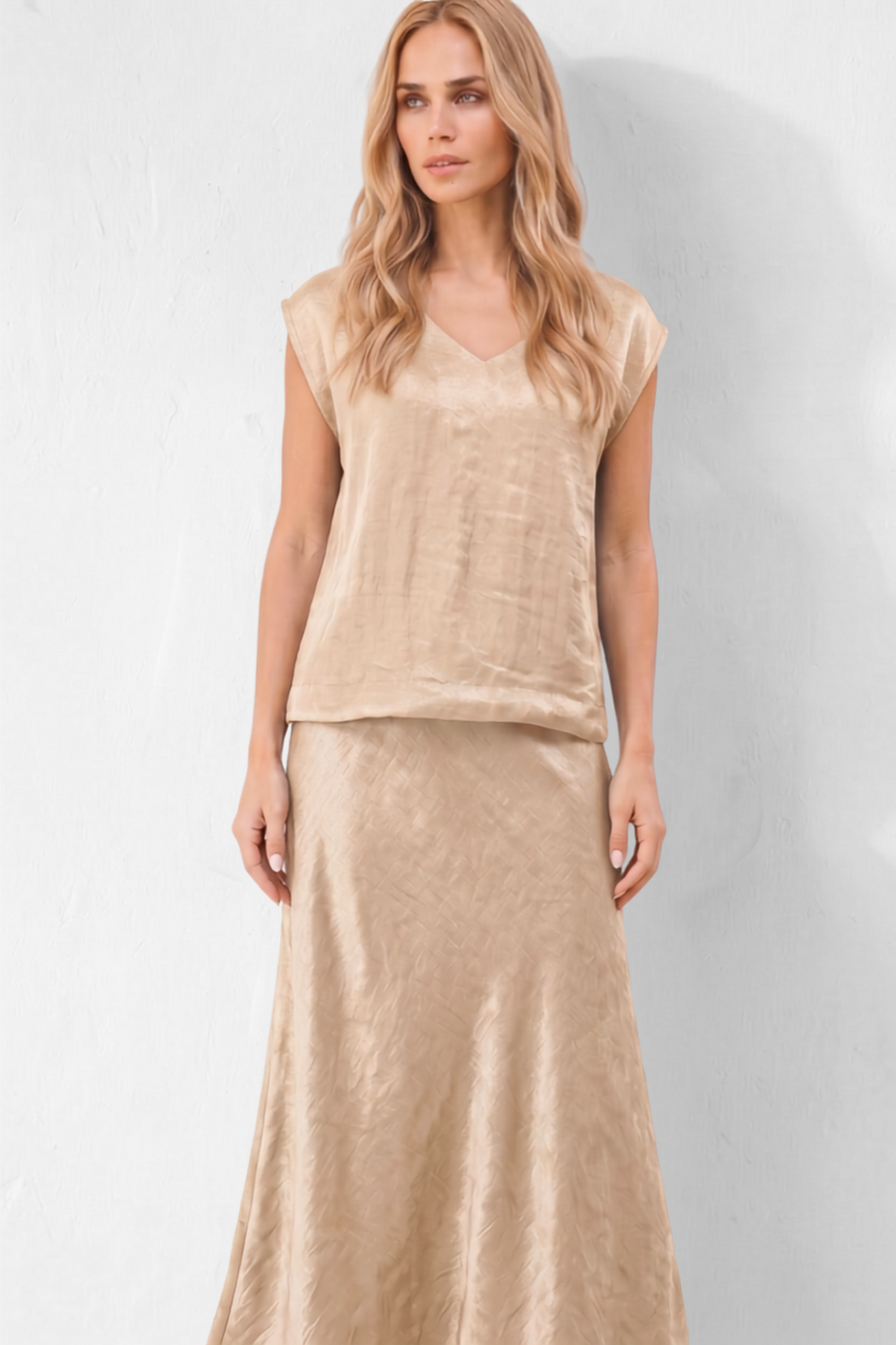 Swing Skirt | Gold