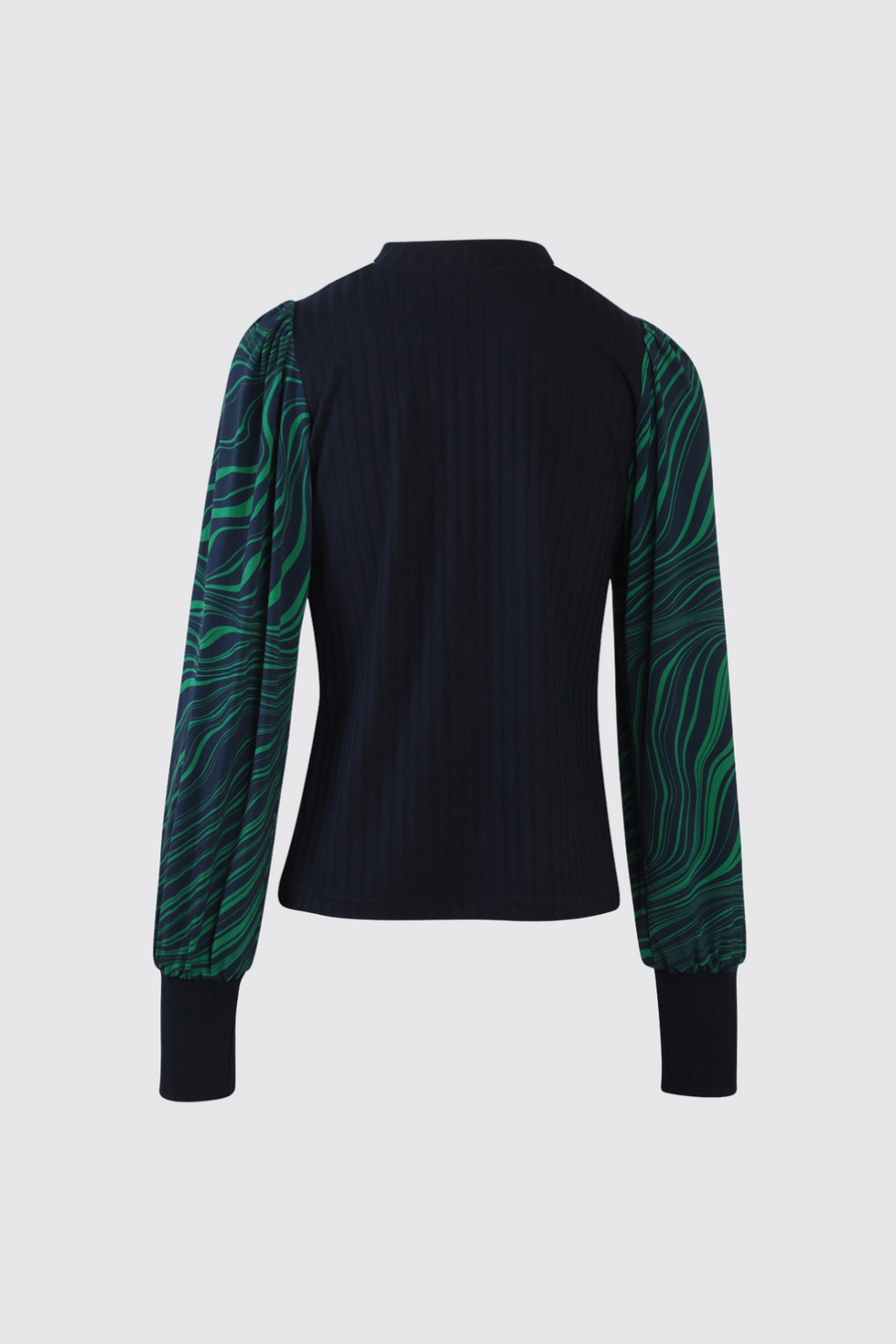 Swirl Top Rib | Navy