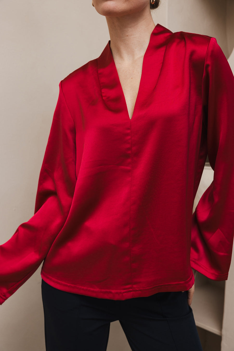 Flora Blouse | Magenta