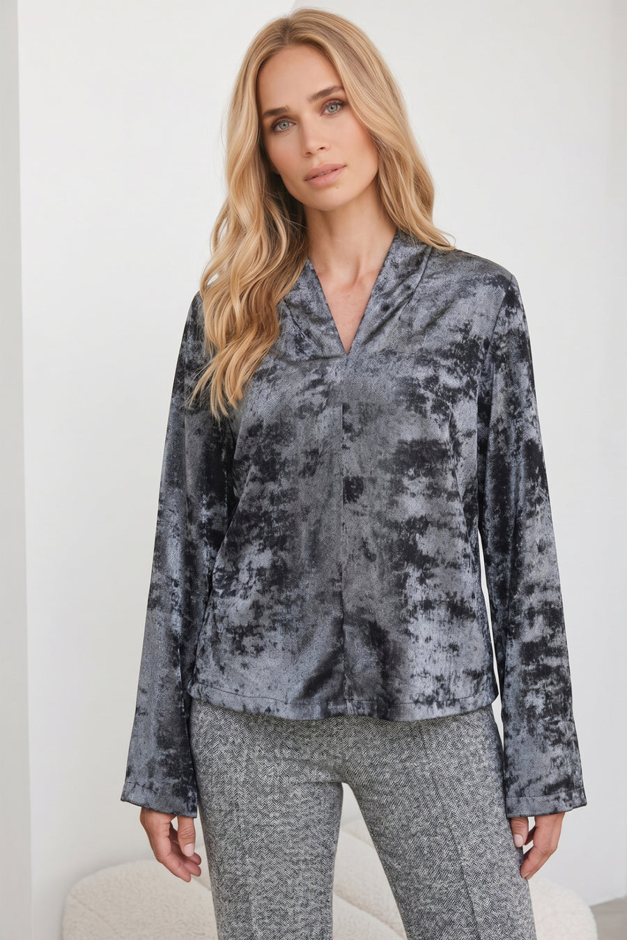 Flora Bluse | Schwarz