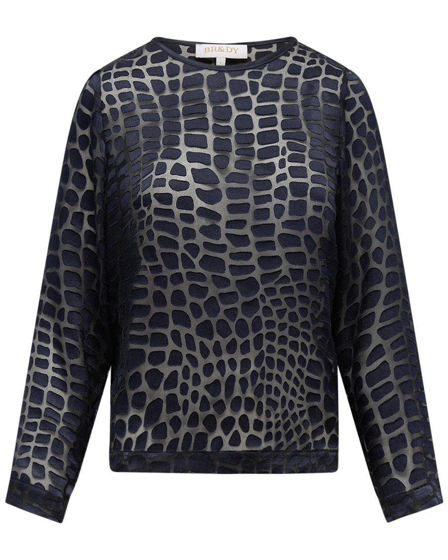 Ivy Top | Marineblau