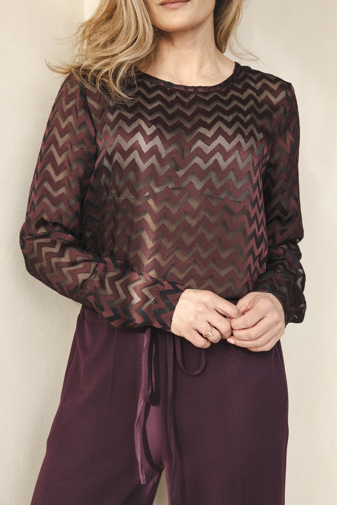 Ivy Top | Burgundy