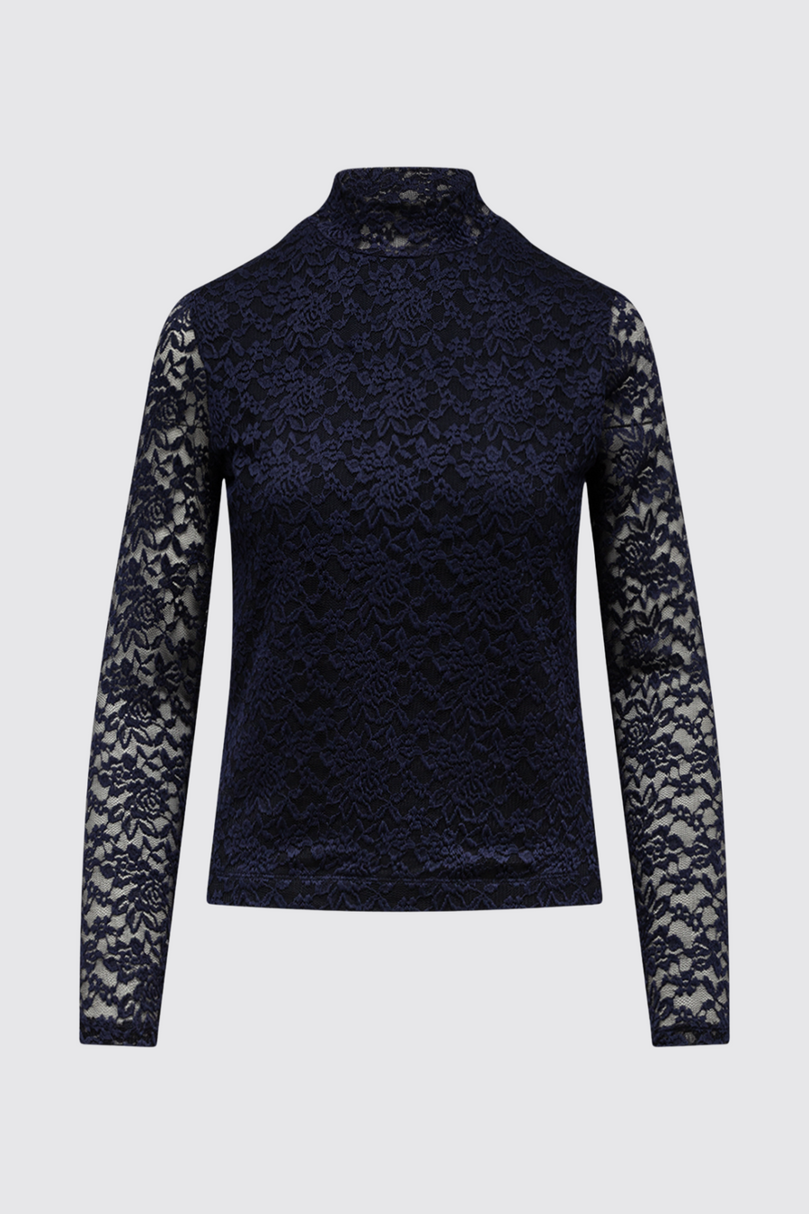 Olivgrünes Top | Marineblau