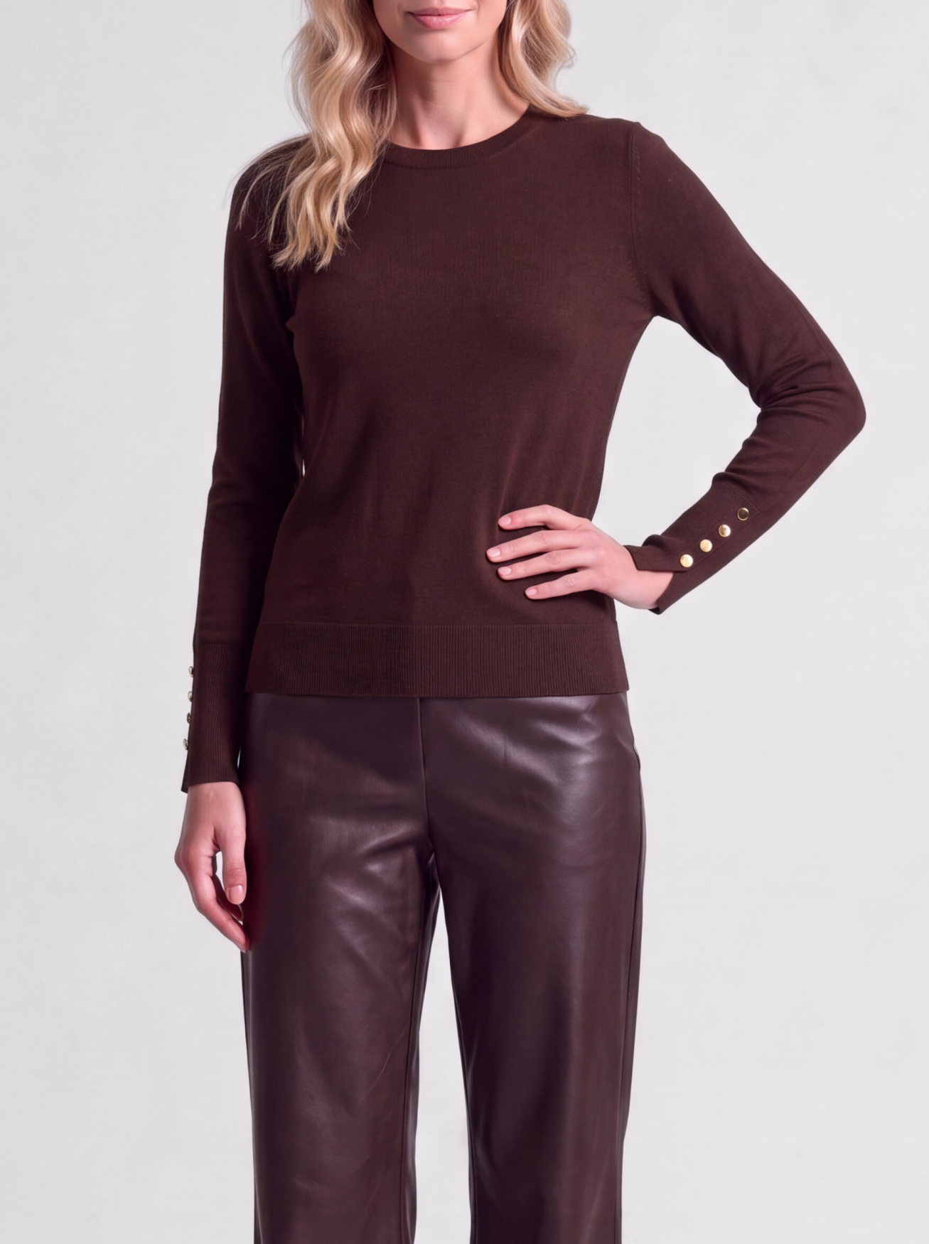 Belle Top | Brown