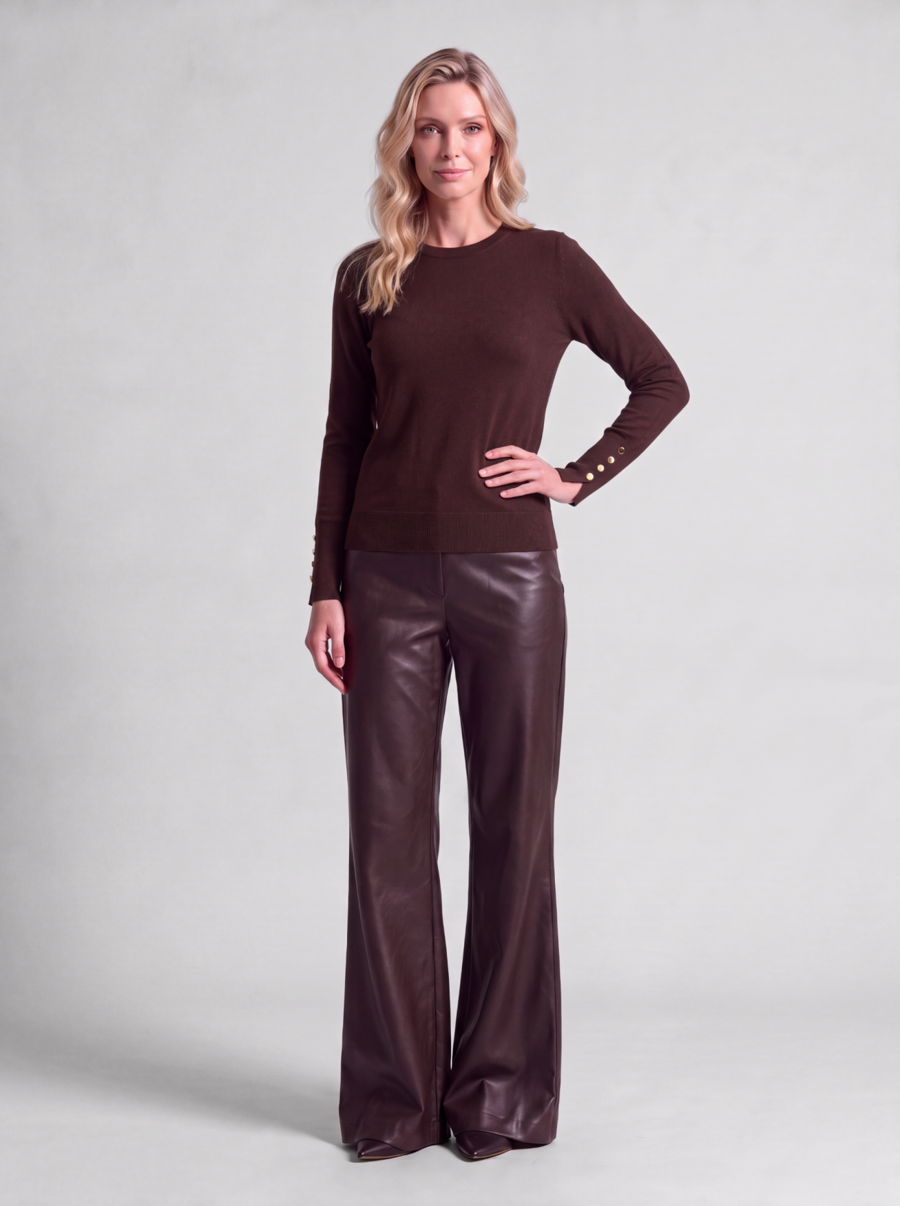 Belle Top | Brown