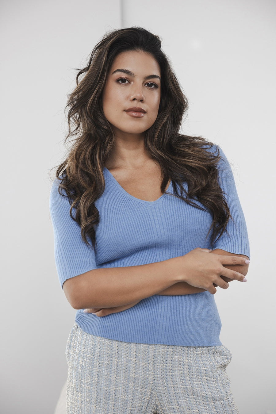 Alma Top | Light Blue