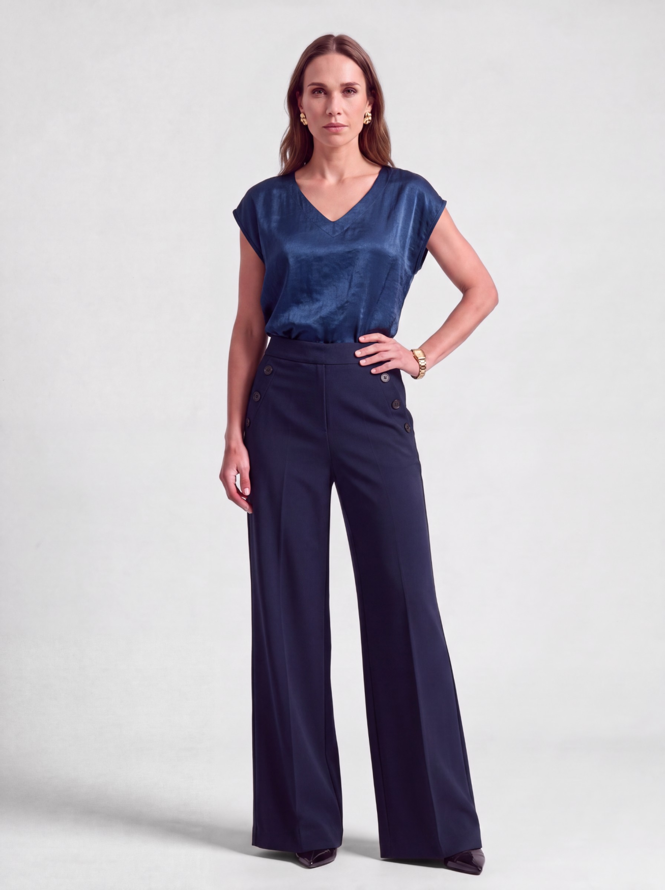 Fauve Top | Navy