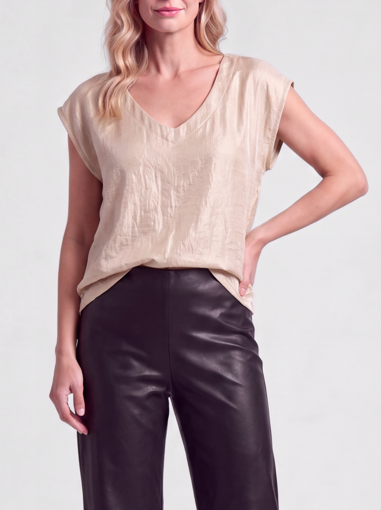 Fauve Top | Gold