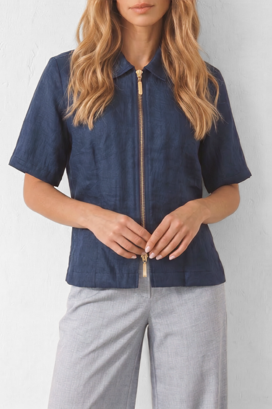 Ize Blouse | Navy