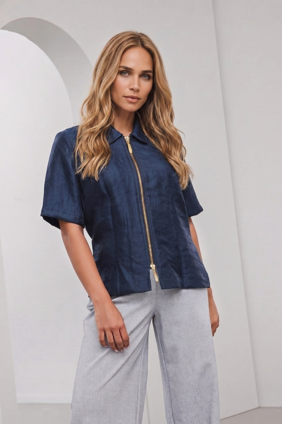 Ize Blouse | Navy