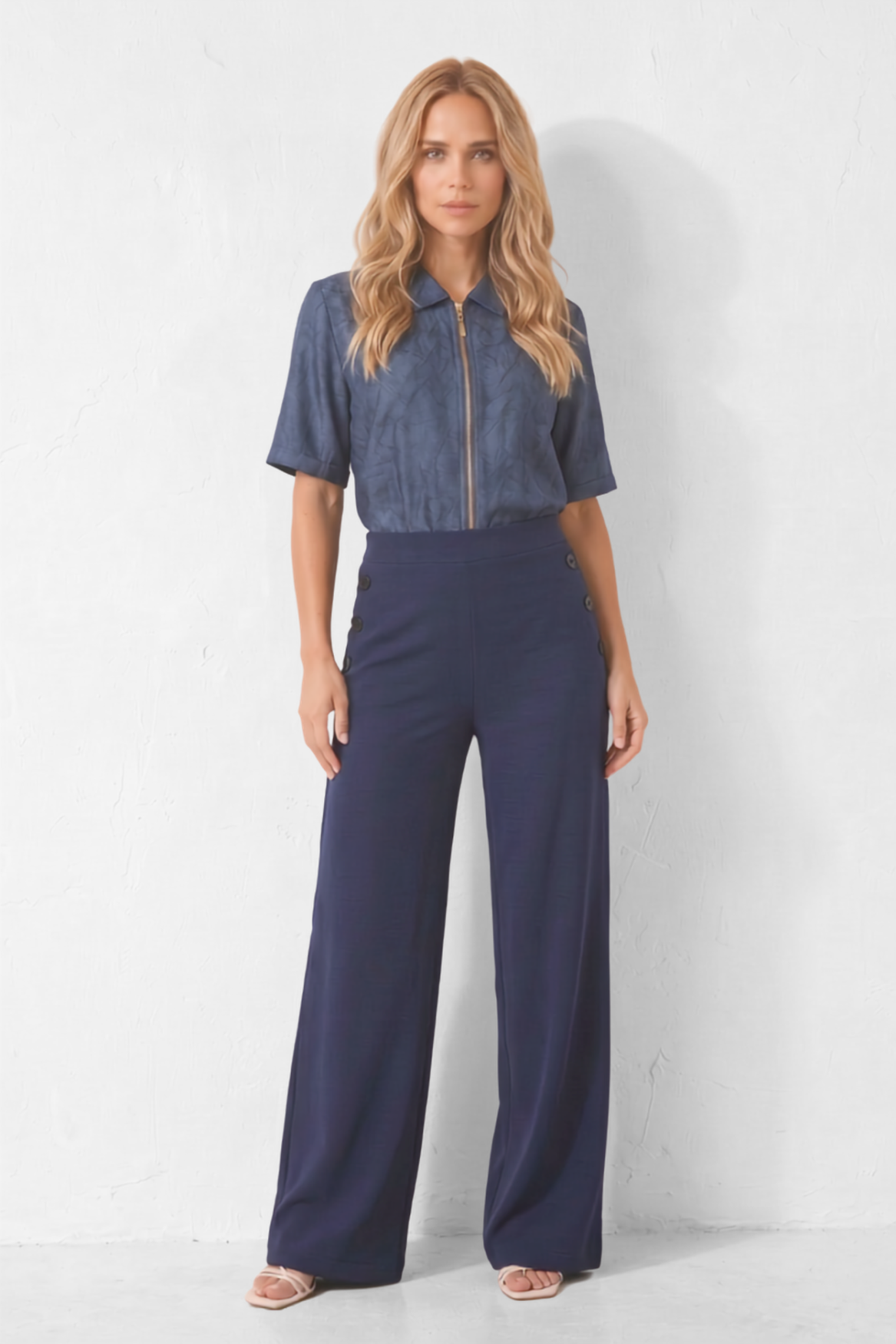Ize Blouse | Navy