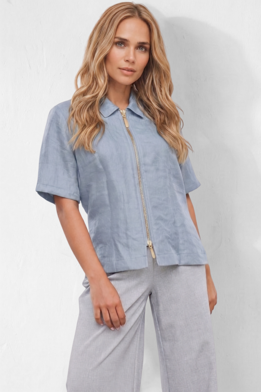 Ize Blouse | Light Blue