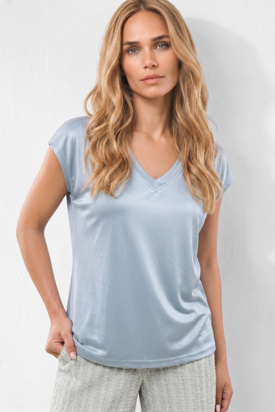 Eva Top | Light Blue