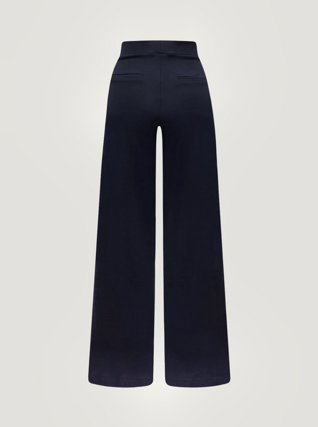 BR&DY Amber Pants in donkerblauw – detail van de stof