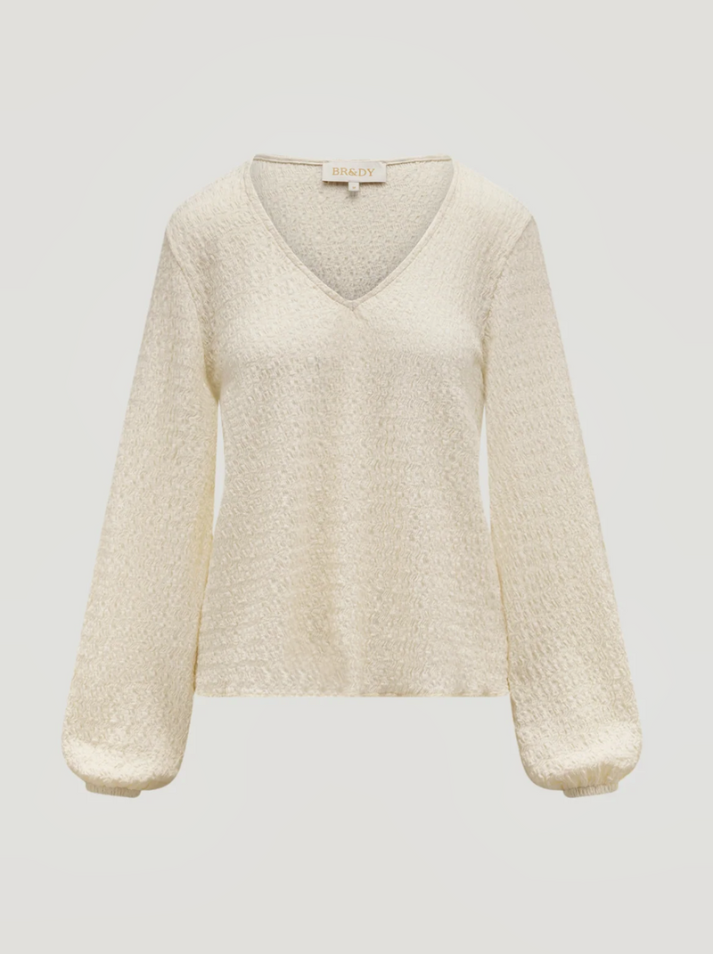 April Blouse | Ecru
