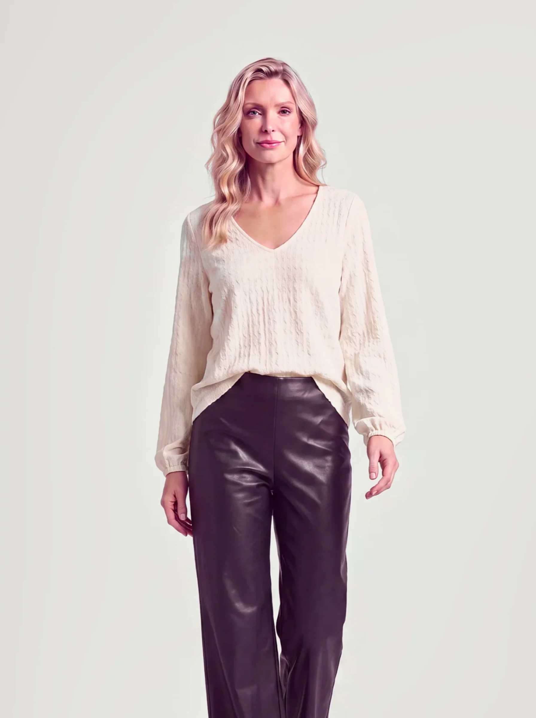 April Blouse | Ecru