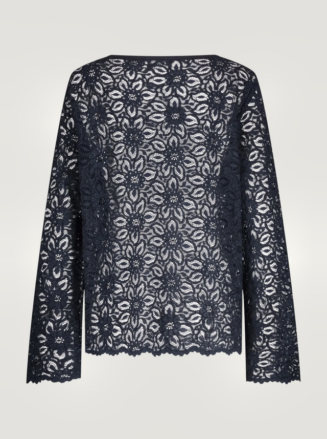 BR&DY Beau Top in donkerblauw – top van de achterkant