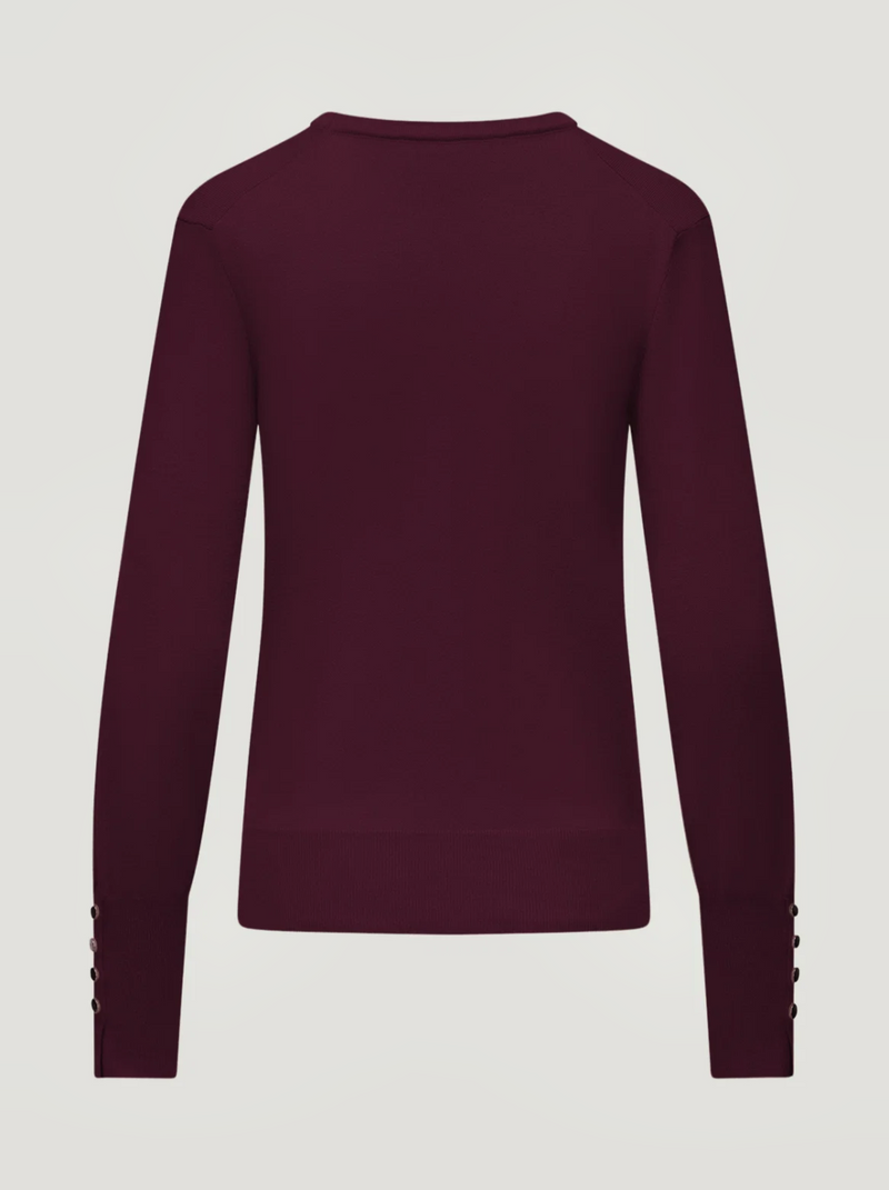 Belle Top | Burgundy